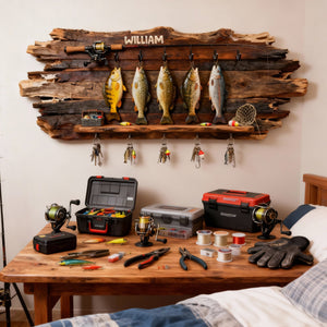 Fishing Lover Acrylic Key Hanger - Personalized Gifts For Fishing Lover Key Hanger 06KILU140126 - Key Hanger - GoDuckee