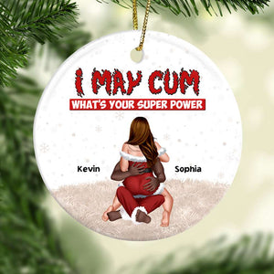 Funny Couple, Personalized Ornament, Christmas Tree Decor - Ornament - GoDuckee