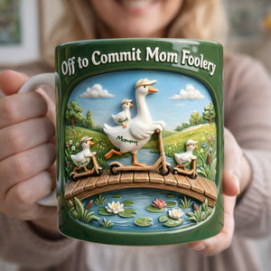 Cool Goose Mom Coffee Mug - Personalized Gifts For Moms 02qhlu040326 - Coffee Mug - GoDuckee