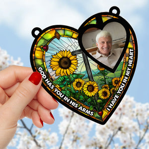 Custom Photo Gifts For Memorial Suncatcher Ornament 01NAPU120824 - Ornament - GoDuckee