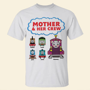 Personalized Gifts For Mom Shirt 03ohtn180325 Mother And Her Crew - Shirts - GoDuckee
