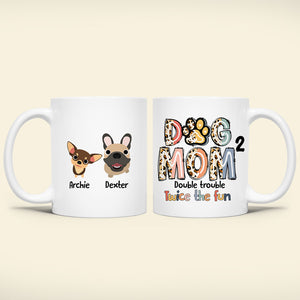 Personalized Gifts For Dog Mom Coffee Mug 01QHDT230324 Mother's Day - Coffee Mugs - GoDuckee