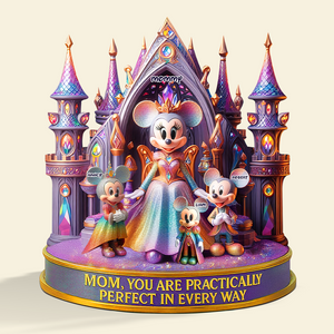 Personalized Gifts For Mom Acrylic Plaque, Practically Perfect In Every Way 03TGPU100425 - Shaped Plaques - GoDuckee