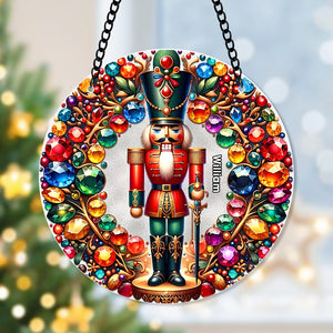 Personalized Colorful Nutcracker Suncatcher Ornament 65ACQN290824 - Ornament - GoDuckee