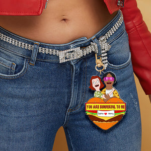 Personalized Gifts For Couple Keychain 01toqn170225hg - Keychains - GoDuckee