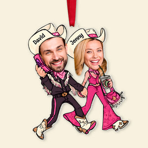 Fashion Doll Couple Acrylic Custom Shape Ornament 03natn161123 - Ornament - GoDuckee