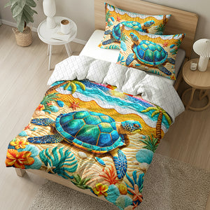 Gifts For Turtle Lovers Quilt Bed Set 03huqn170125 - Blanket - GoDuckee