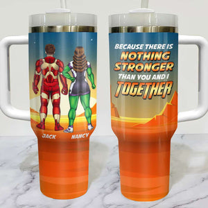 You And I Personalized Couple Tumbler Handle 02NADT130124TM - Tumbler Cups - GoDuckee