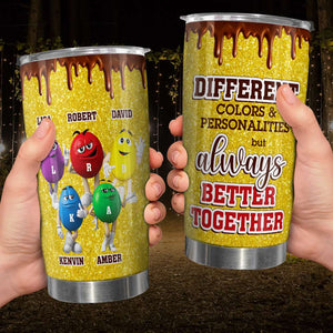 Always Better Together Personalized Best Friend Tumbler 01TODT110124 - Tumbler Cup - GoDuckee