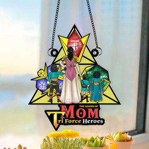 Personalized Gifts For Mom Window Hanging Suncatcher Ornament Mother's Day The Legend Of Mom 02OHMH260225HG - Ornament - GoDuckee