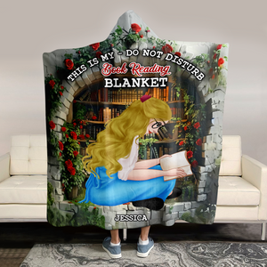 Personalized Gifts For Book Lover Blanket Hoodie 01tgpu271124hg - Blanket - GoDuckee
