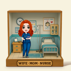 Personalized Gifts For Nurse Mom Plaque 04napu150425 - Shaped Plaques - GoDuckee