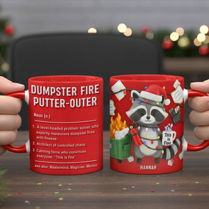 Funny Raccoon Office Coffee Mug – Personalized Gifts For Coworker 06naqn131125 - Coffee Mug - GoDuckee