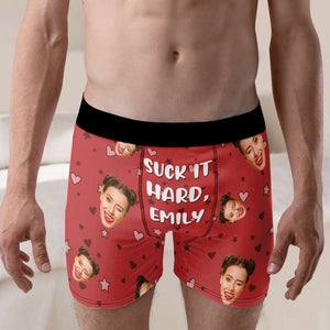 Custom Photo Gifts For Couple Men's Boxers and Women's Brief 02KAMH111224 - Boxer Briefs - GoDuckee