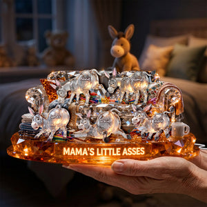 Mama's Little Donkey Light Box Personalized Gifts For Mom 01OHLU300326 - Light Box - GoDuckee