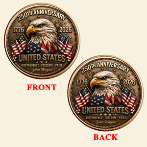 250 Years Of Pride Metal Coin - Personalized Anniversary Gifts 04PGDT020326 - Coin - GoDuckee