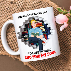 Personalized Gifts For Book Lovers Coffee Mug Reading Book Girl 03KALU040125PA - Coffee Mug - GoDuckee