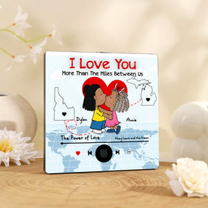 Custom Music Fridge Magnet Gifts For Couples Long Distance 02XQLU271224HG - Fridge Magnet - GoDuckee