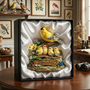 Bird Mom Acrylic Plaque - Personalized Gifts For Mother's Day Plaque 02TYTN300326 - Shaped Plaques - GoDuckee
