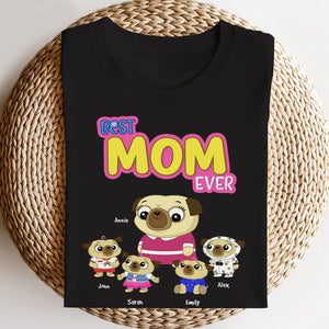 Best Dog Mom Ever, Personalized Shirt, Mother's Day Gift For Dog Mom - Shirts - GoDuckee