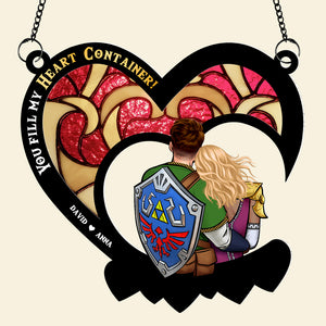 Personalized Gifts For Couple Suncatcher Window Hanging Ornament 02hupu180524hh - Ornaments - GoDuckee
