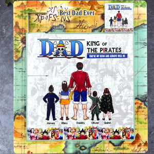 Best Pirate Dad Sliding Puzzle - Personalized Gifts For Dad 042achu150425pa-Homacus