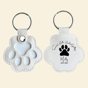 Sweetest Goodbye Pet Hair Storage Keychain - Personalized Memorial Gift For Pet Lovers 04LAQN270825 - Keychains - GoDuckee