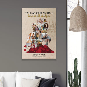 True Love Couple Personalized Couple Canvas Print - Poster & Canvas - GoDuckee