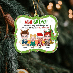 Christmas Day Will Always Be, Gift For Family, Personalized Acrylic Ornament, Kids Ornament, Christmas Gift 01HTHN161023HH - Ornament - GoDuckee