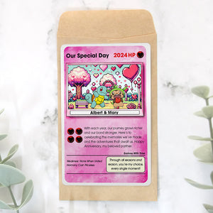 Personalized Gift For Couple Aluminum Wallet Card Game Characters 01OHQN051224 - Wallet Card - GoDuckee