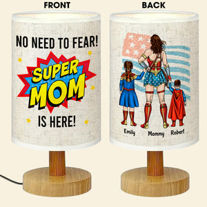 Personalized Gift For Mom Table Lamp Mother's Day Super Mom 04HUDT250325PA - Table Lamp - GoDuckee