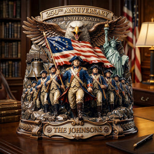 250 years USA Acrylic Plaque - Personalized Patriotic Gifts 02TYLU110326 - Shaped Plaques - GoDuckee