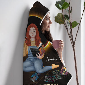 Personalized Gifts For Book Lover Wearable Blanket Hoodie I Must Not Fear Fear Is The Mind Killer - Blankets - GoDuckee
