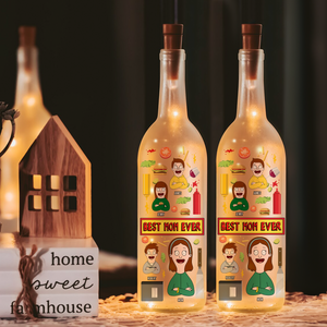 Personalized Gifts For Mom Bottle Lamp 01topu140225hg Best Mom Ever - Bottle Lamp - GoDuckee