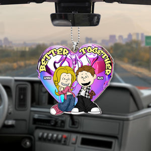Personalized Gifts For y2k Couple Car Ornament 011OHMH301224HG - Ornament - GoDuckee