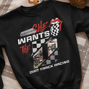 Personalized Dirt Track Racing Girl Shirt - Shirts - GoDuckee