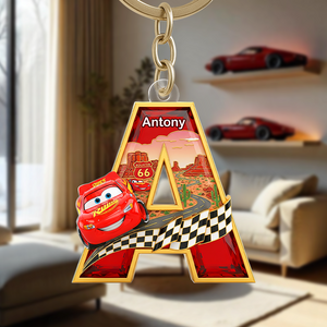 Car Keychain - Personalized Gifts For Cartoon Lover 02OHPU010725 - Keychains - GoDuckee