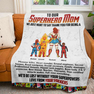 Personalized Gifts For Mom Blanket 02HTHN290324PA Mother's Day - Blankets - GoDuckee
