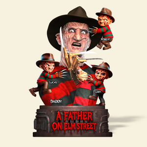 Horror Dad Acrylic Plaque Personalized Gifts For Dad 02OHPU150525 - Shaped Plaques - GoDuckee
