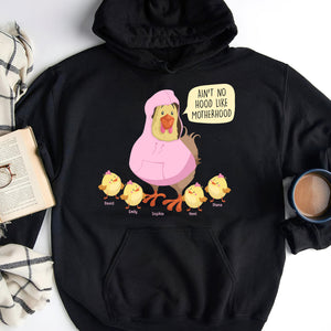 Personalized Gifts For Mom Shirt Ain't No Hood Like Motherhood - 2D Shirts - GoDuckee