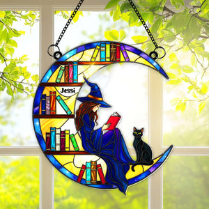 Dreamy Chapters Suncatcher Ornament - Personalized Gifts For Book Lovers 04NALU250625 - Ornament - GoDuckee
