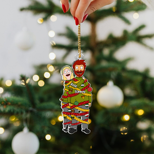 Personalized Gifts For Couple Acrylic Ornament 04qhhu291124hg - Ornament - GoDuckee