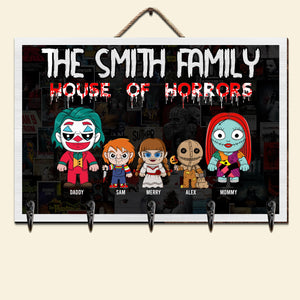 Personalized Gift For Family 2 Layers Wood Key Hanger 03OHMH070624HA - Wood Sign - GoDuckee