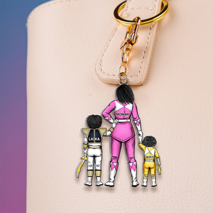 Personalized Gifts For Mom Keychain Power Mom And Kids 01QHHU200225HH - Keychains - GoDuckee