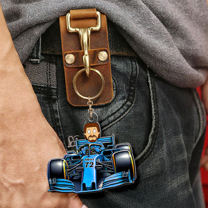 Personalized Gifts For Racers Keychain 05OHQN080225HG - Keychains - GoDuckee