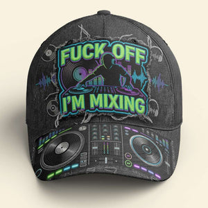 DJ Turntable Graphic Cap - Personalized Gift For Music Lovers 04NATN170326 - Caps - GoDuckee