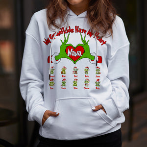 My Grandkids Have My Heart 05OHDT071123 Personalized Shirt, Gifts For Family - Shirts - GoDuckee