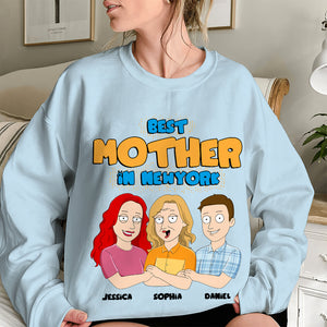 Personalized Gifts For Mom Shirt Best Mother In New York 03HTDT240124HH - 2D Shirts - GoDuckee