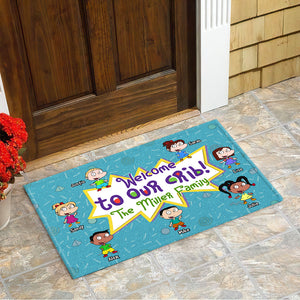 Personalized Gift For Family Welcome To Our Crib 01NAHN190124TM - Doormats - GoDuckee