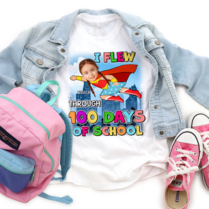 Custom Photo Gifts For Kids Shirt 04topu110125 100 Days Of School - Shirts - GoDuckee